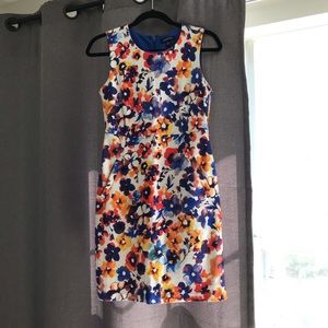 Lands end floral dress size 4 petite